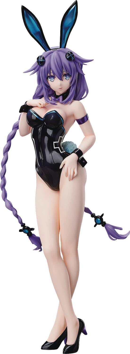 FREEing Hyperdimension Neptunia: Purple Heart (Bare Leg Bunny Ver.) 1:4 Scale PVC Figure