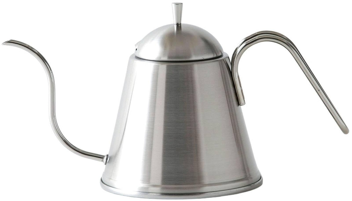KOGU Shimomura Selling ITTEKI 40438 Drip Pot, 23.7 fl oz (700 ml), Made in Japan, Direct Fire, Induction Safe, Dishwasher Safe, Drip Drip, Thin Mouth, Easy to Pour, Includes Lid, Coffee Pot, Kettle,