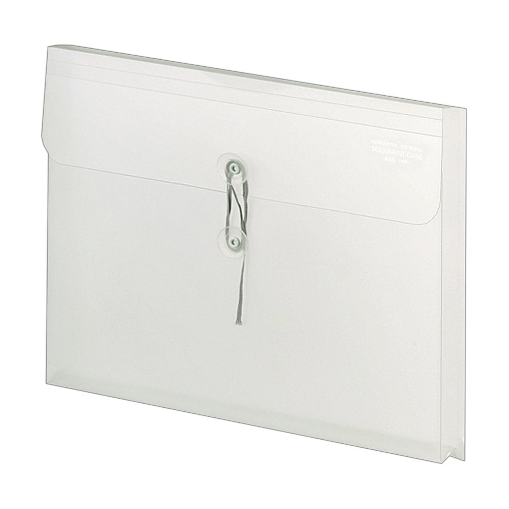 Kokuyo Document Case A4 envelope next to the clear white Kuke -834W