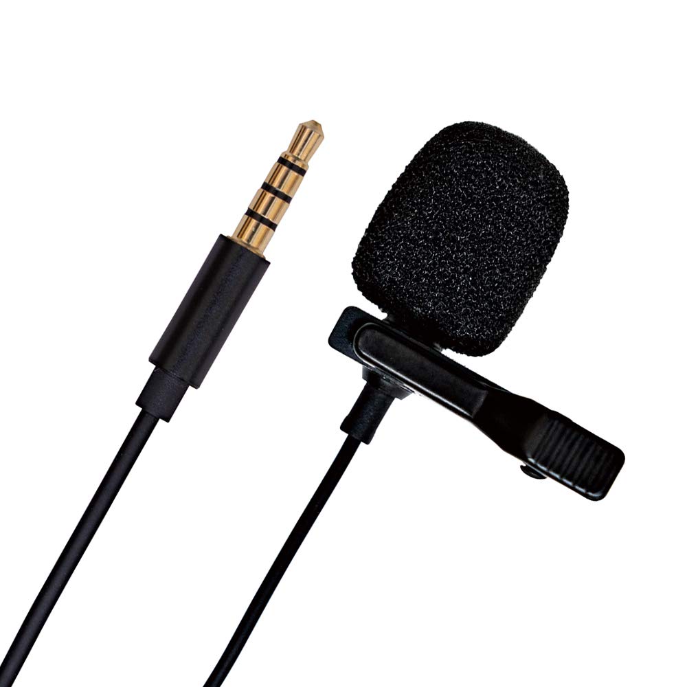ARTRIG Art Rig for Smartphones, Pin Microphone, Cable Length: 74.8 inches (190 cm), Smart Pin-Mic, Supports 4 Pole Mini Plug, CTIA Standard SPM (Storage Pouch Included)