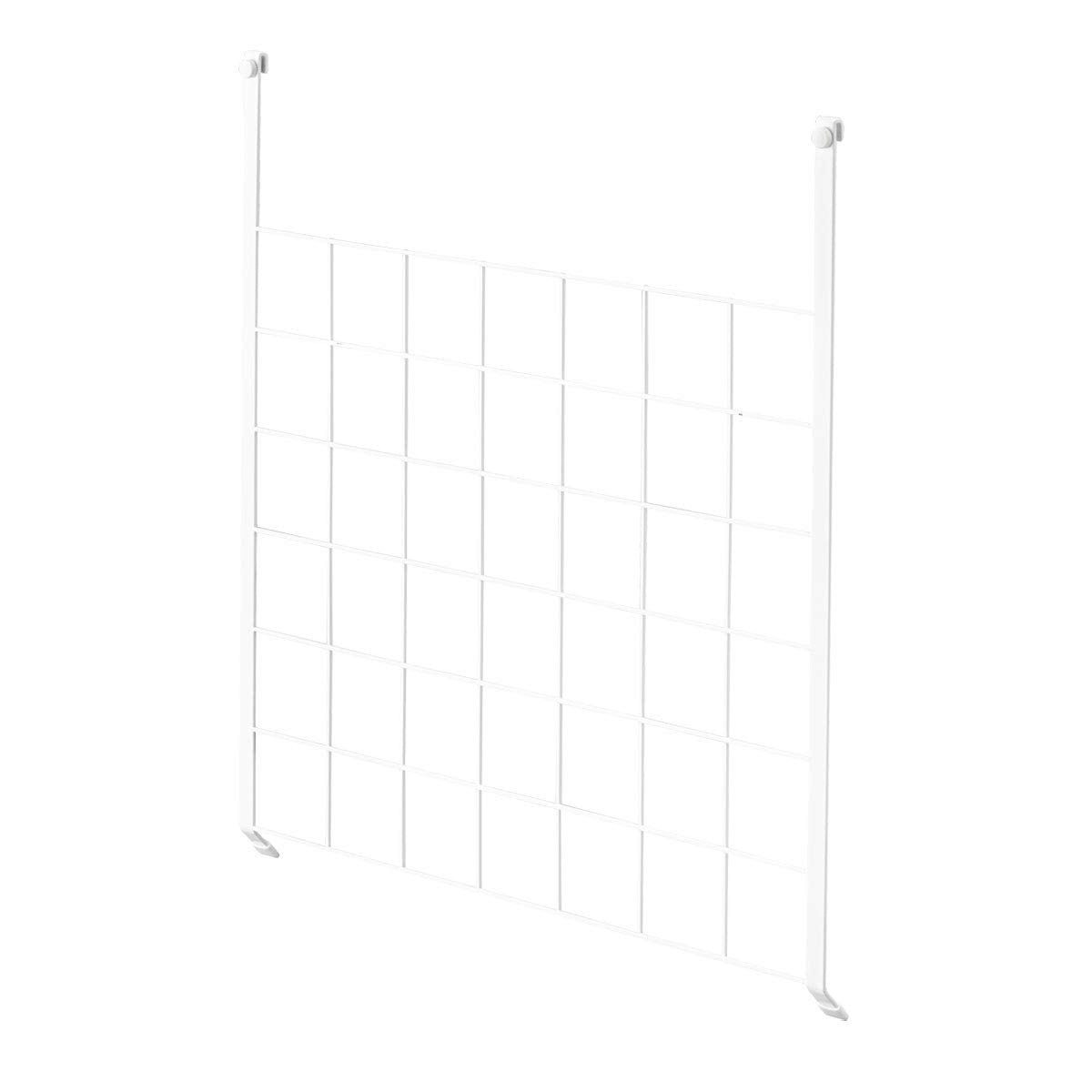 Yamazaki 4832 Microwave Hood Mesh Panel, White, Approx. W 20.5 x D 1.6 x H 22.4 inches (52 x 3 x 57 cm), Tower Storage for Kitchen Tools, Storage Parts Sold Separately