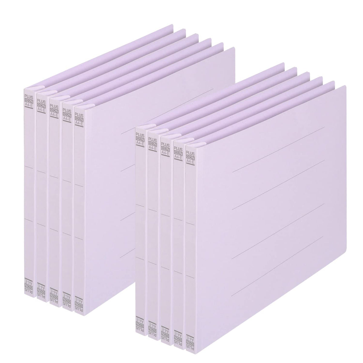Plus Flat File Resin Binder, A4, Horizontal, 10P, Violet 78-252 NO.022N-10P