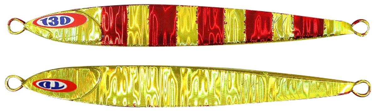 JACKALL Metal Jig, Anchovy Metal Type Zero 80g Red Gold Stripe Lure