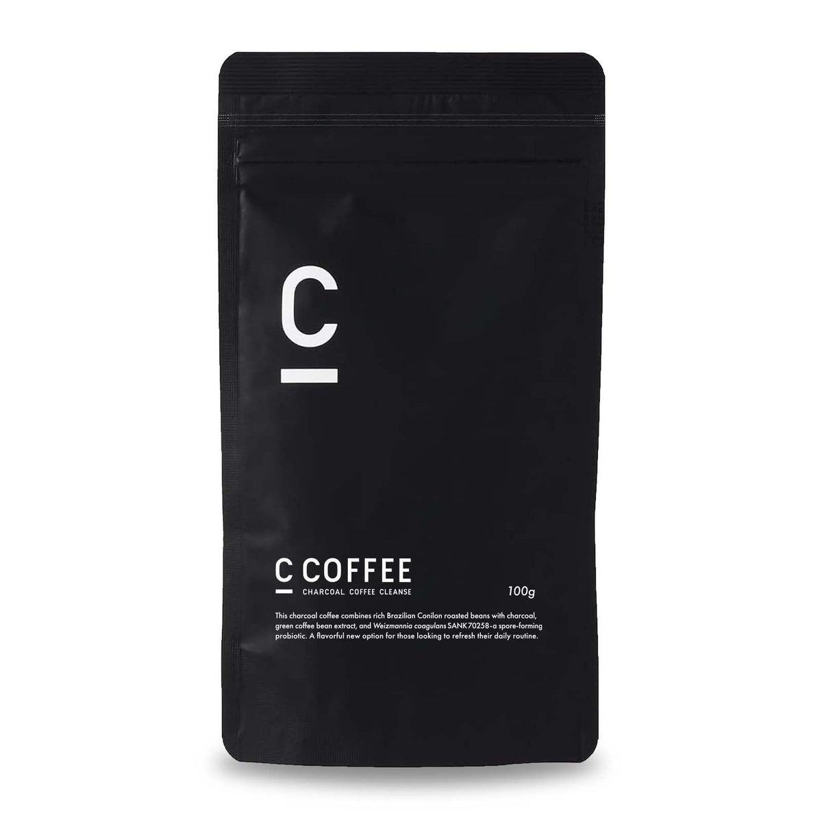 C COFFEE Charcoal Instant Coffee, Trial Size – Keto Friendly, MCT Oil, Vitamin D, Black Coffee, Sugar-Free, Low Calorie, Made in Japan (1.76 Ounce)