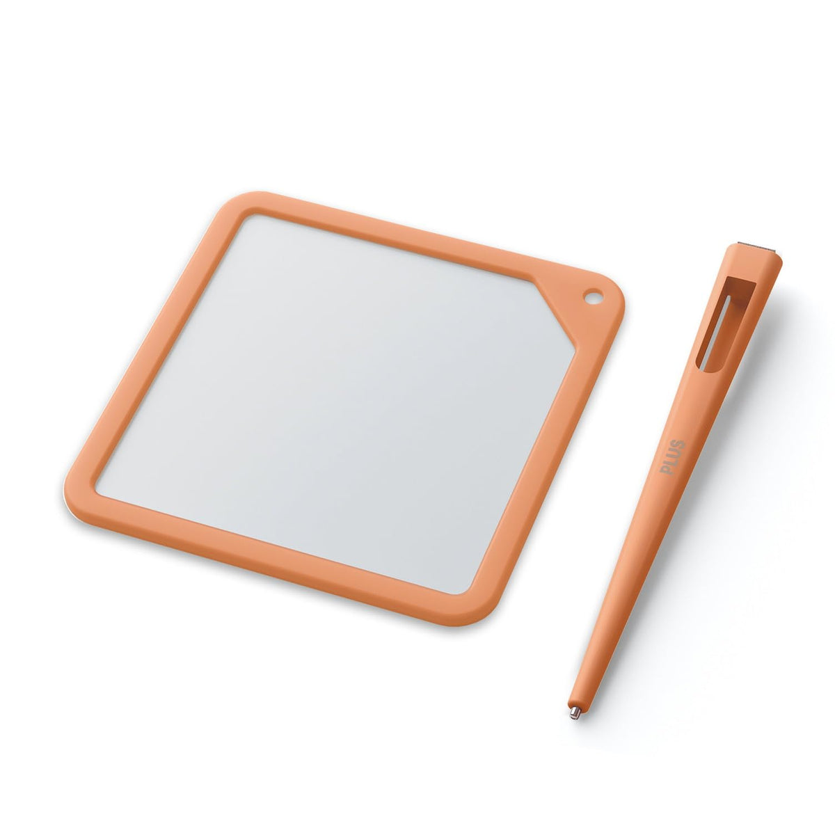 Plus Memo Pad, Notebook, Repeat, Eco Stationery, Business, Kaite Memo, 35.4 x 35.4 inches (90 x 90 mm), Peach Orange (25 Years Version) KM-0909A-OR 538-255