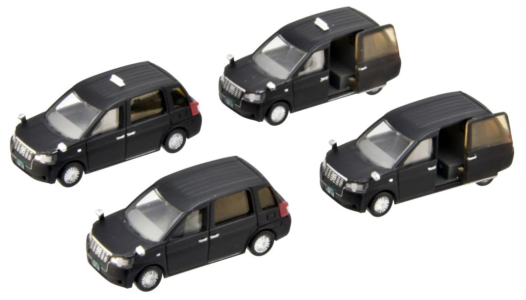 Tomytec 336211 The Car Collection Car Colle Basic Set Selected (Select) JPN Taxi Black Diorama Supplies