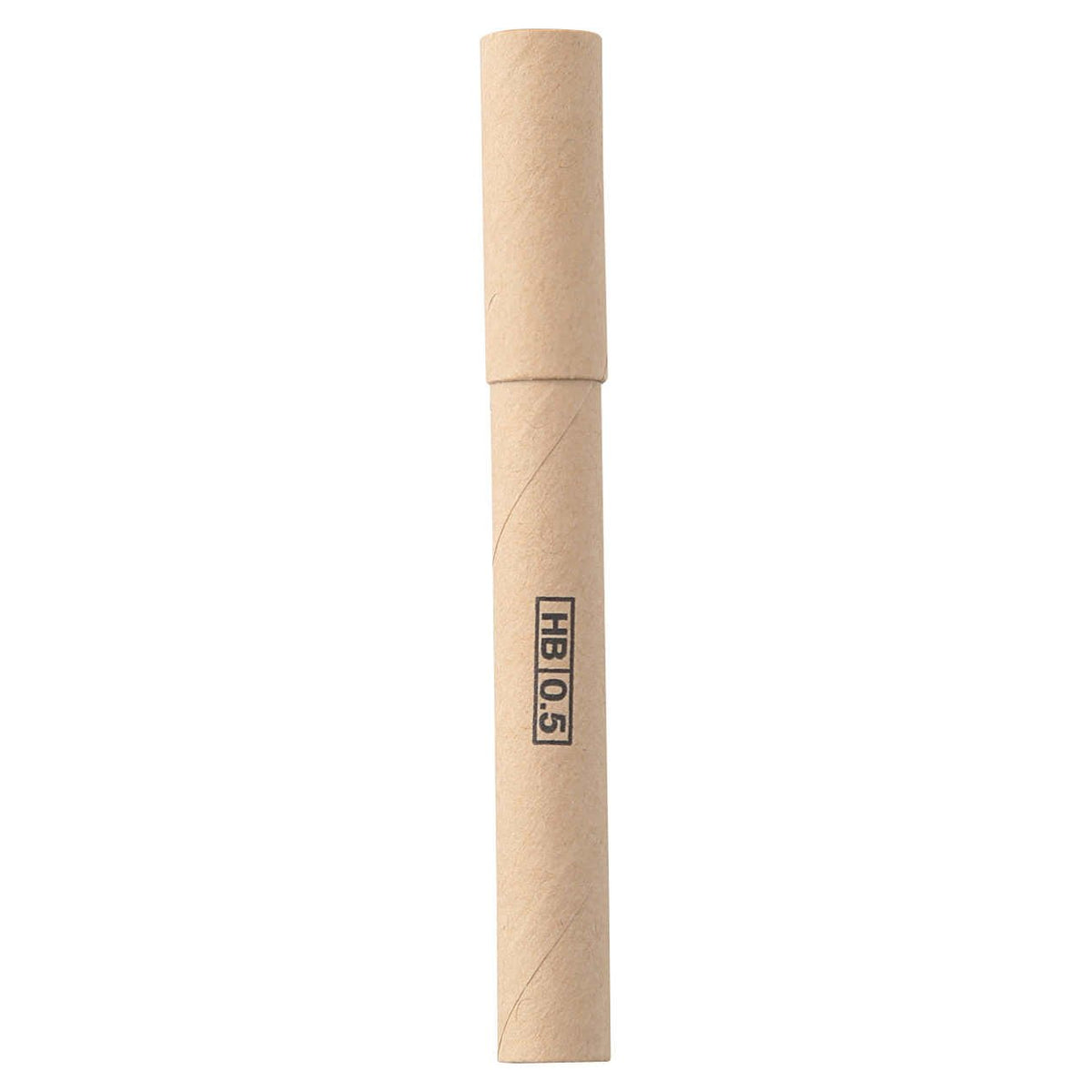 MUJI Smooth Sharp Lead, 0.4 x 0.4 x 2.8 inches (9 x 9 x 72 mm), Lead Diameter 0.02 inches (0.5 mm), HB, 40 Pieces, Beige