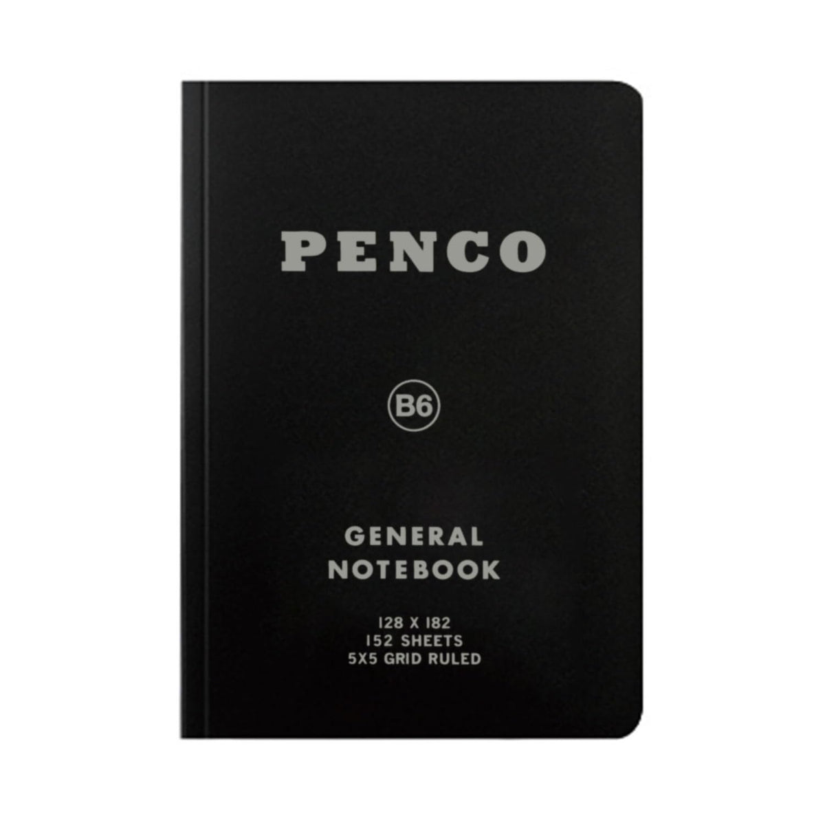 Hi Tide Penko Notebook B6 Square Black CN159