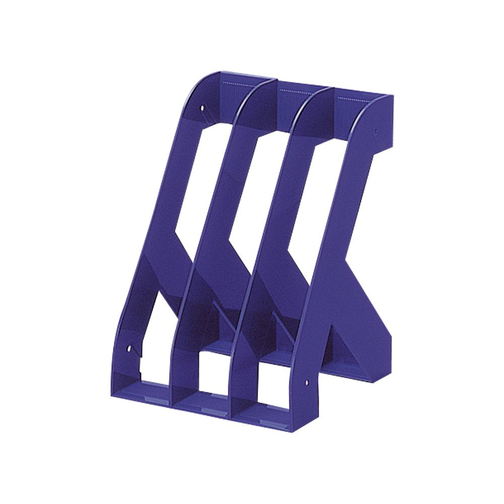 Lihit Lab A3570-8 Bookend File Stand A4 Blue