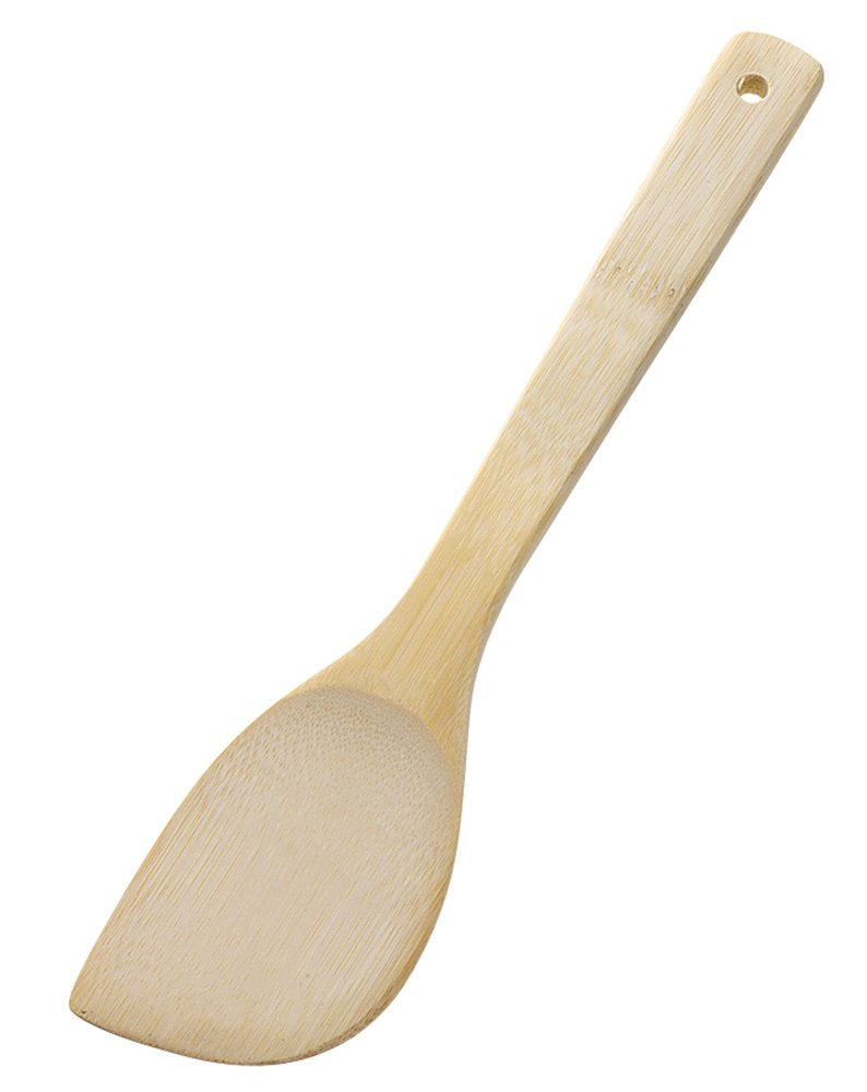 Pearl Metal C-8777 Easy Cooking Bamboo Spatula, 11.8 inches (30 cm)