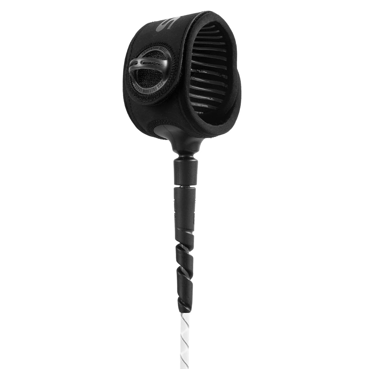 FCS Freedom Helix All Around Calf Leash Natural-Black 9ft0in, FHAC-NTB-09F, 9ft0In