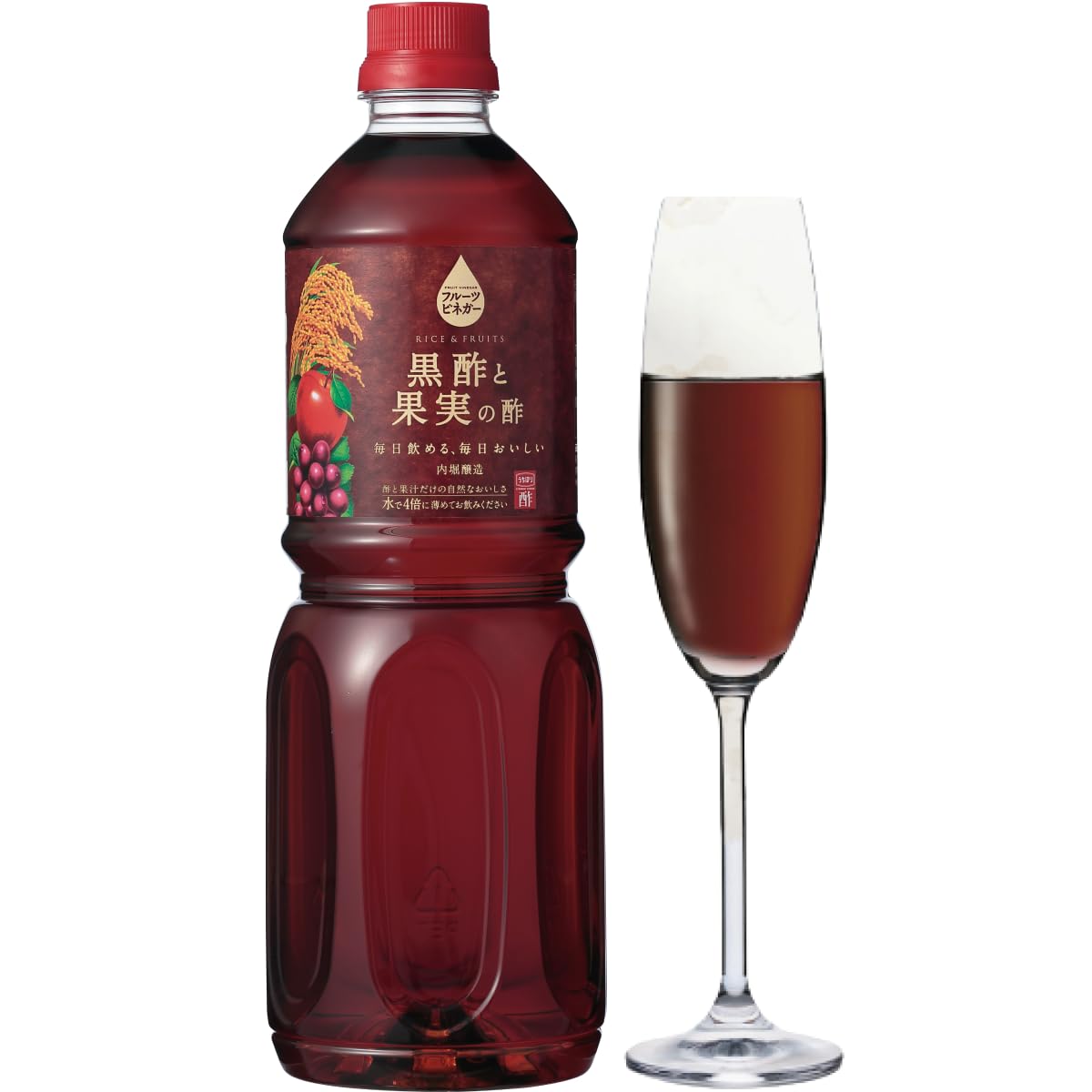 フルーツビネガー 黒酢と果実の酢(1L)