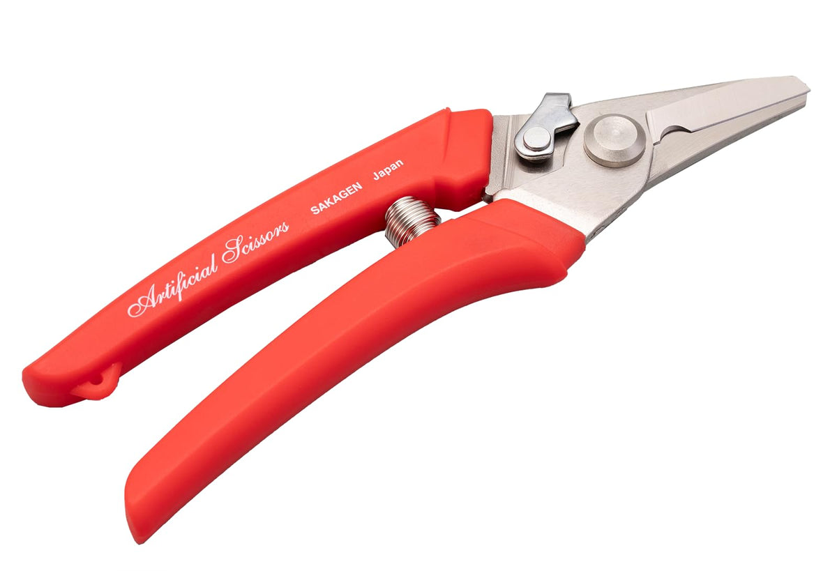 SAKAGEN Craft shears RED FOR ARTIFICIAL FLOWER