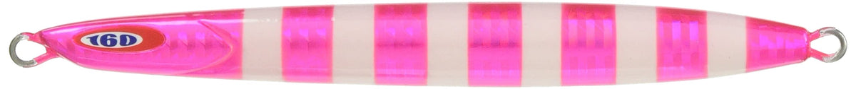 JACKALL Anchor Metal Jig Lure, Type 3, 5.6 oz (160 g), Pink/Glow Stripe