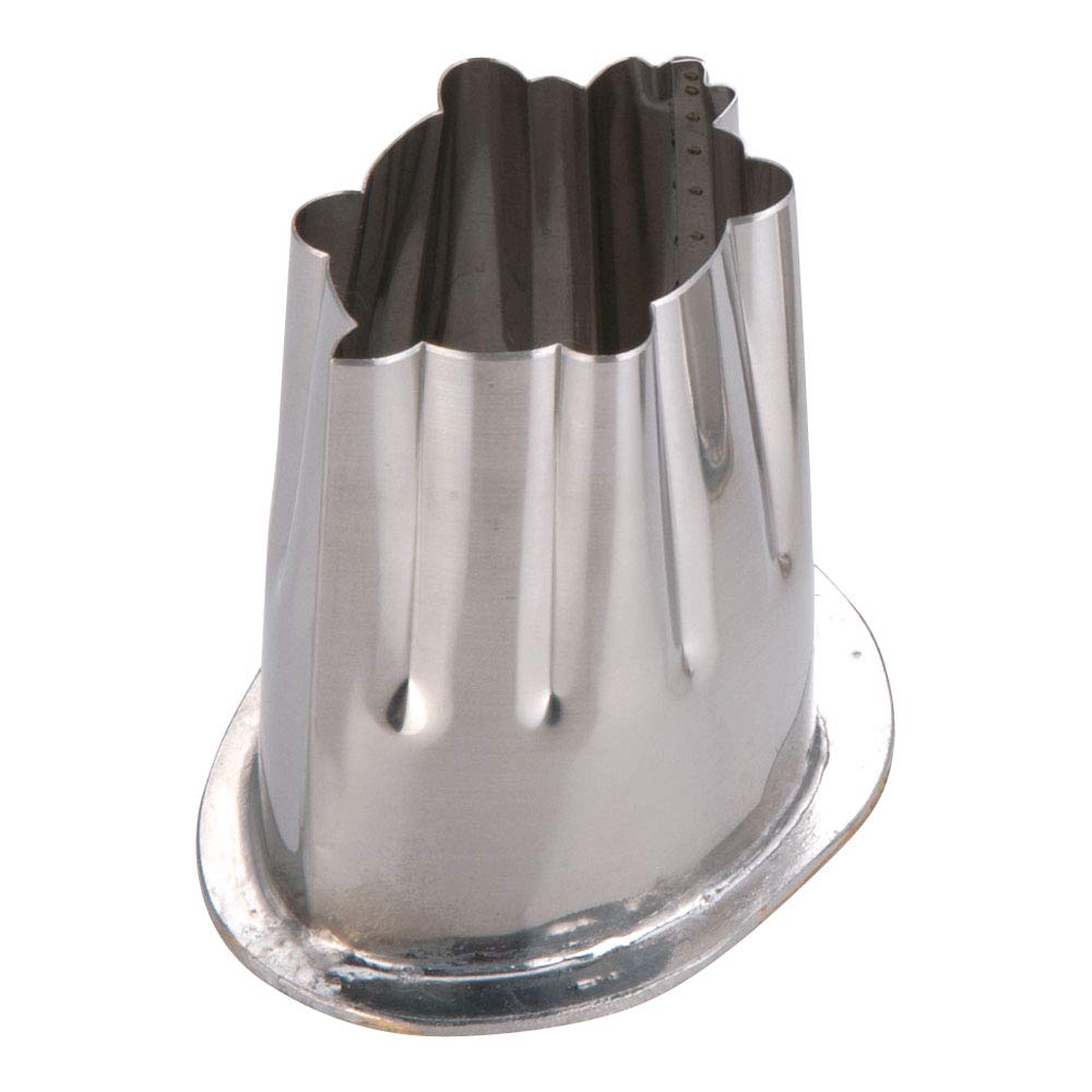 Endoshoji BNK19051 Professional Shape Cutter, Tortoise Shape with Brim, Large, 18-8 Stainless Steel, Brass Plate, Made in Japan