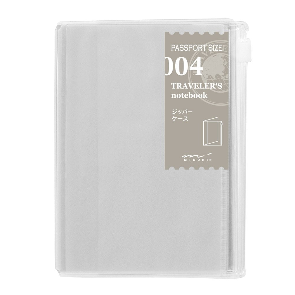 Midori Traveler's Notebook (Refill 004) Zipper Case Passport Size