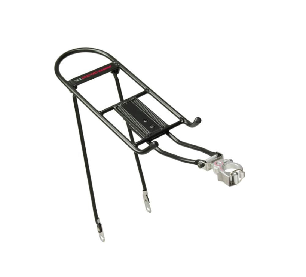 MINOURA SSR-4000 Quick Mount Rear Rack, Compatible with Φ0.9-1.1 inches (22-29 mm), Black