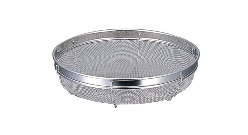 Kanei Industry Shape Line, 18-8 Stainless Steel, Shallow Type, 8.7 inches (22 cm), Made in Japan