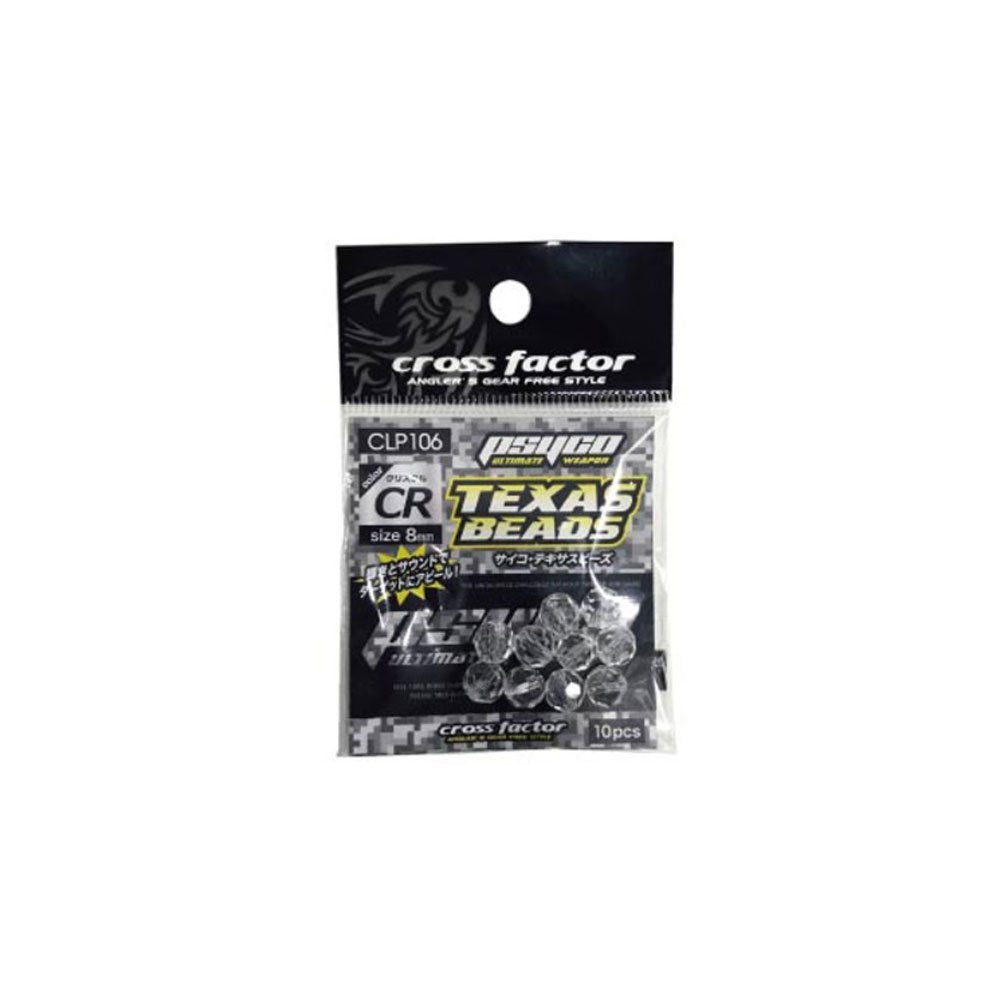 Cross Factor CLP106-CR Psycho Texas Beads 8mm Crystal