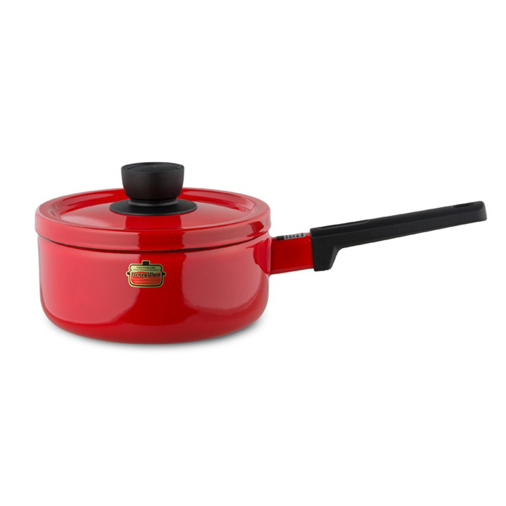 Fuji Horo Saucepan, Red, 7.1 inches (18 cm), Solid SD-18S R