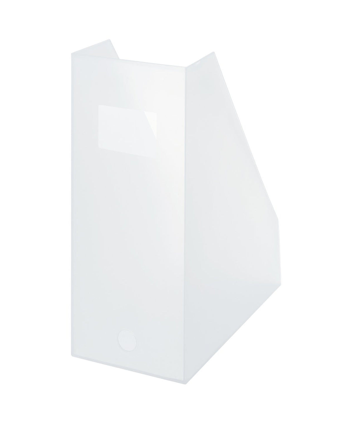 Like-it MX-29 Storage Case, File Box, Wide, Width 5.1 x Depth 10.0 x Height 12.0 inches (13 x 25.3 x 30.7 cm), White (Translucent), Made in Japan, Tabletop Storage, Stand Storage