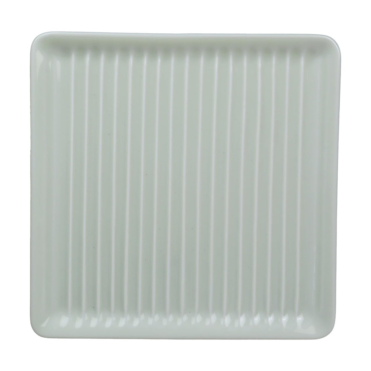 Yukinabroman Convenient Bread Plate, Toast, Not Stuffy, 6.1 inches (15.5 cm), Stylish, Northern Europe, Deep-fried Sashimi (Moisture/Oil Removing/Uneven/Hasamiyaki), Made in Japan (Ivory 1 Piece)