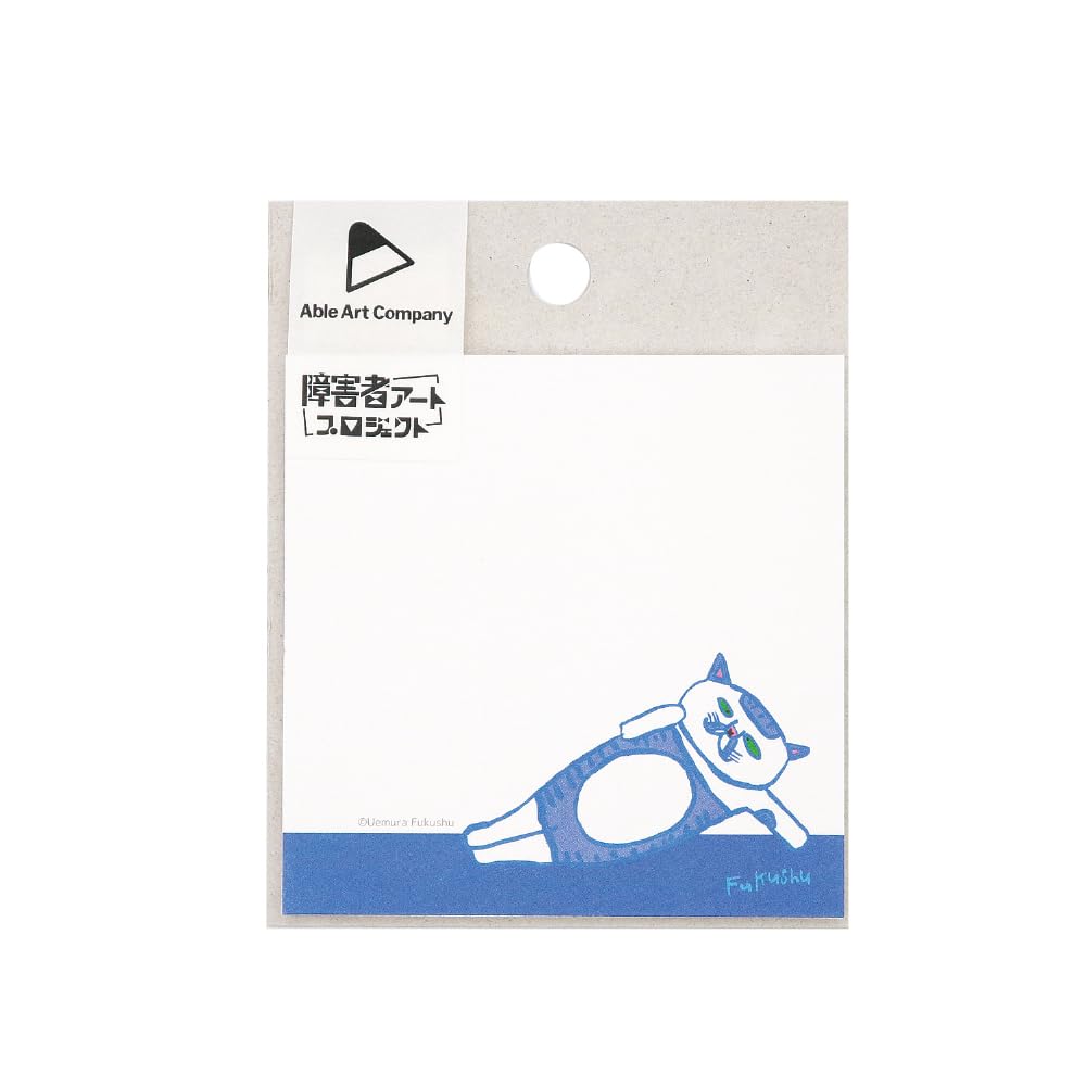 Aoto Plus K-ABL-1-01 Sticky Notes, Able Art Collaboration Sticky Notes, Yancha Gets on The Sofa