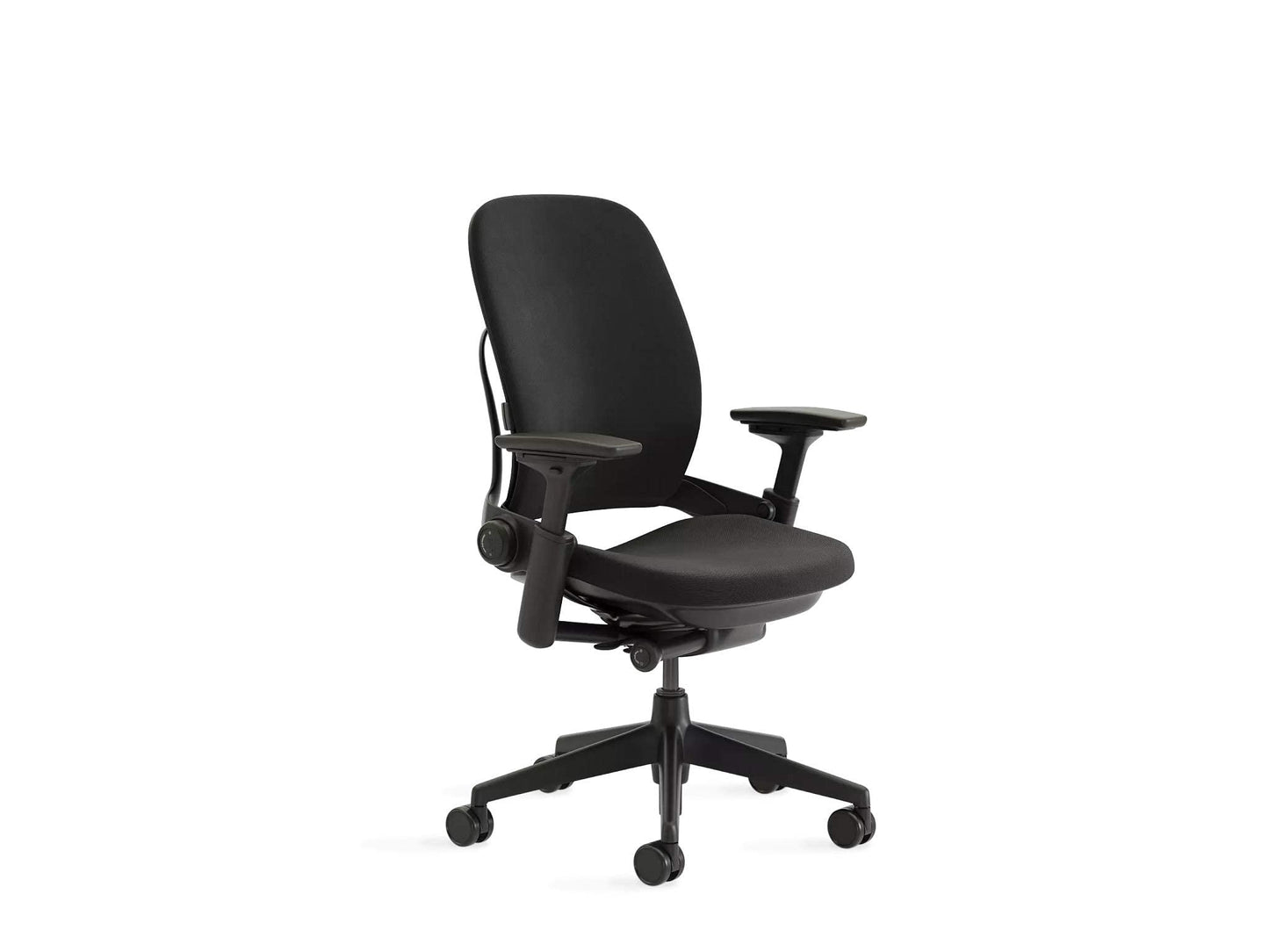 Steelcase Leap Licorice 5S26 Office Chair, 5 Adjustable Levels, Reclining, Lumbar Support, Fine Adjustment, Manufacturer's Assembled Product, 24.0 x 27.0 x 43.7 inches (62.9 x 68.6 x 109.9 cm)