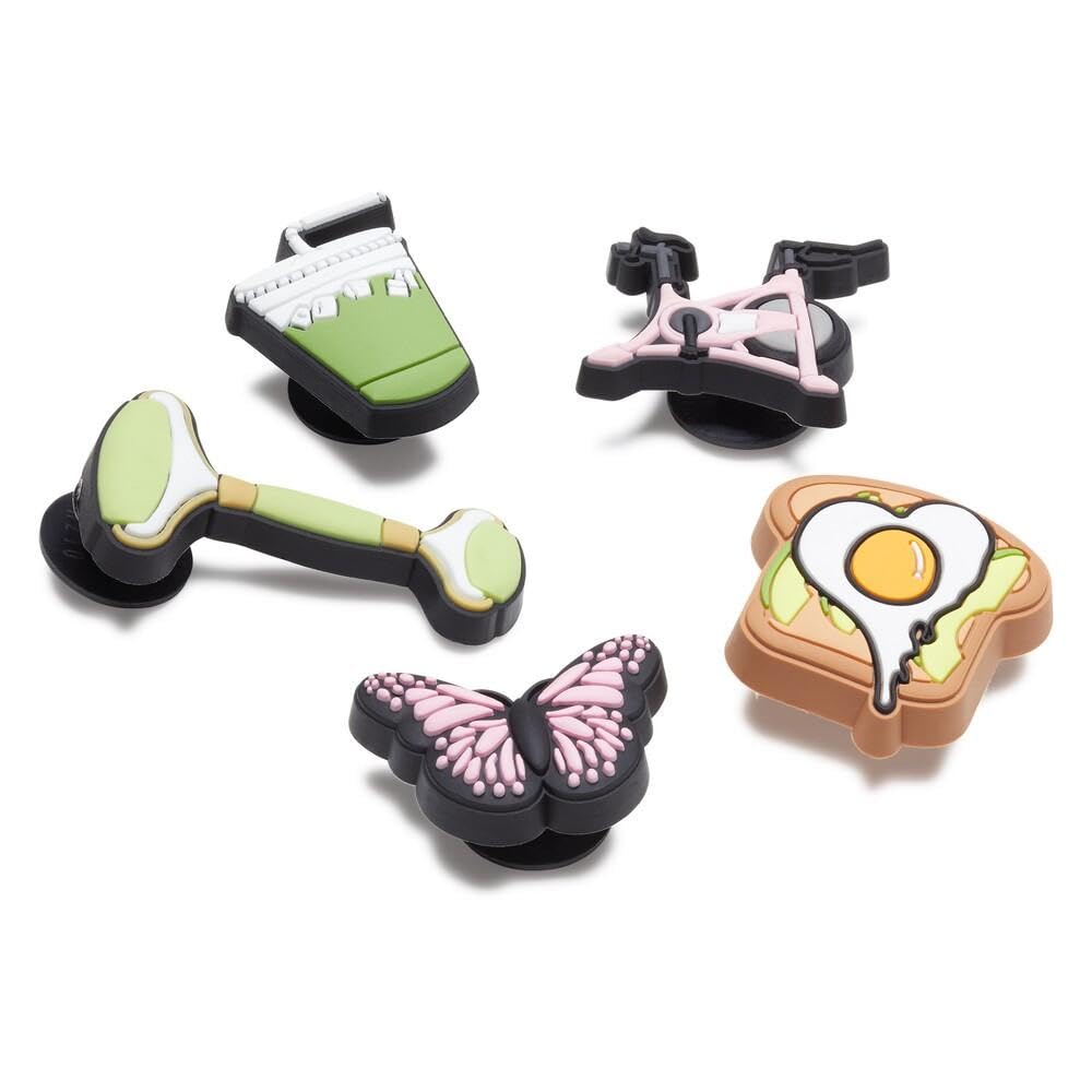Crocs Charms, Multipack, 5 Pack, Collection 1, FITTIC, One Size