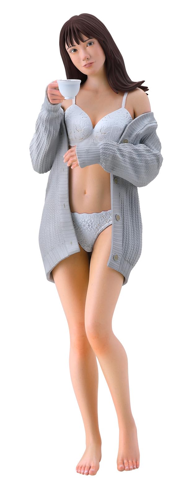 Hasegawa 652484-1/12 Real Figure Colelction No. 46 Afternoon MilkTea 1:12 Scale