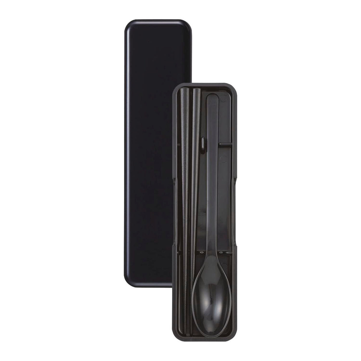 365methods Chopsticks Spoon Set (Chopsticks BK), Black