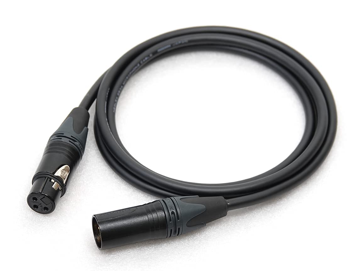 MOGAMI 2534 XLR Microphone Cable (1.6feet) Black