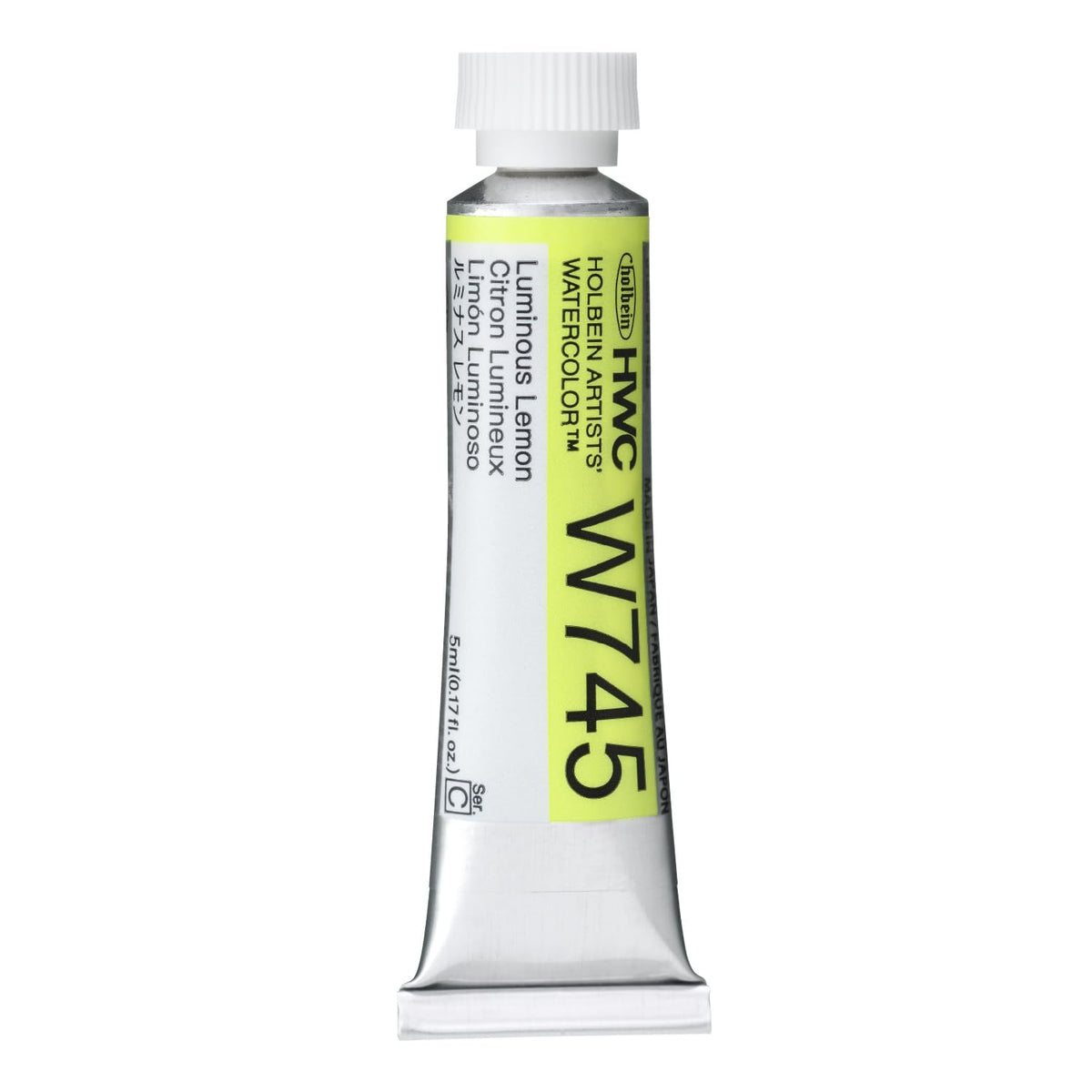 Holbein Artists' Watercolor - Luminous Lemon, 5 ml Tube