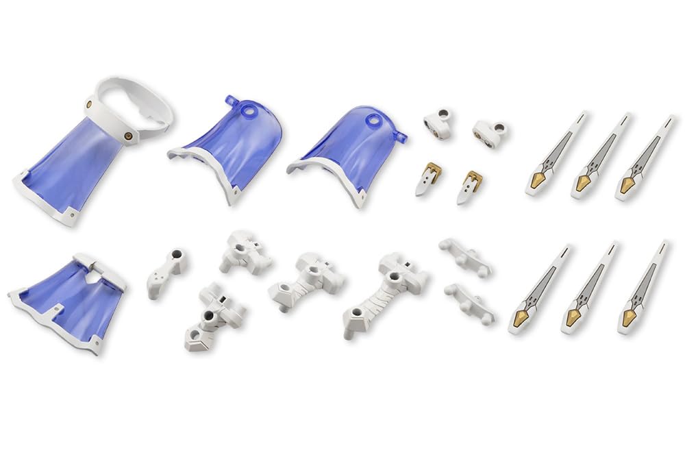 Kotobukiya M.S.G Modeling Support Goods, Mecha Supply 29, Mission Cloak, White Ver., Total Height: Approx. 1.6 inches (40 mm), Non-scale, Plastic Model