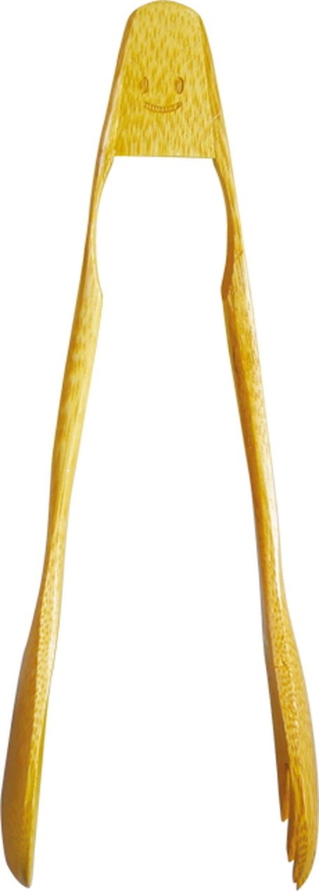 Yamashita Kogei 16073420 Carbonized Bamboo Salad Server, Petite Smile, 8.3 x 1.8 inches (21 x 4.5 cm)