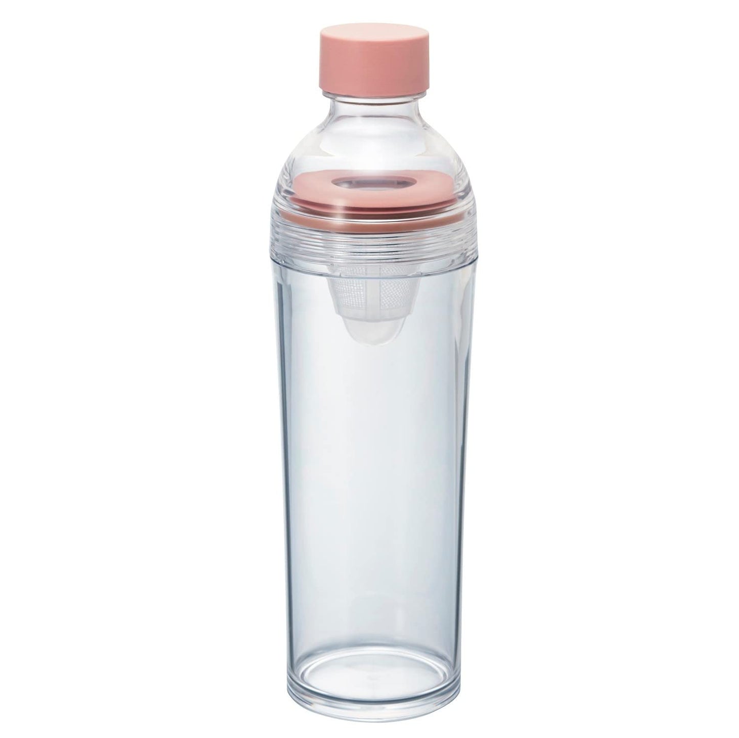 Hario Cold Brew Tea Portable Bottle, 400ml, Smoky Pink