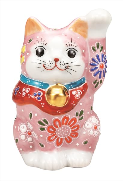九谷焼いわたや(Kutaniyakiiwataya) Kutani Iwataya No. 3.3 Maneki Neko Momomori K9-1561