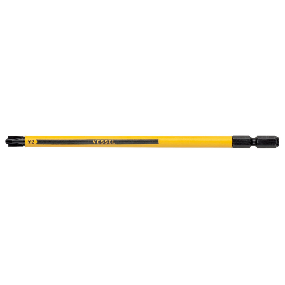 VESSEL PS162150 Ball Grip Replacement Bit with Coated Tube for Prami Screws +2 x φ5.5 x φ6 x 150 mm 1