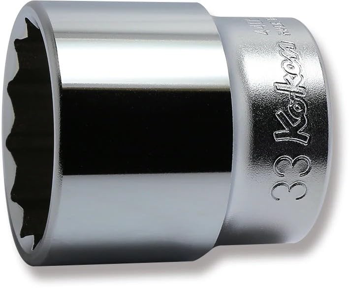 Ko-ken 4405M-33 1/2 Sq. Dr. Socket 33mm 12 point Length 47mm