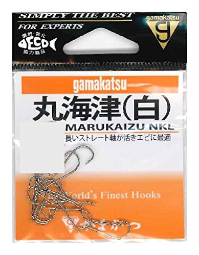 Gamakatsu Marukaizu Hook, White, No. 16 Fishing Hook