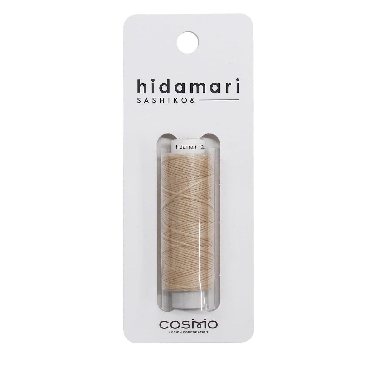LECIEN CS122301-33 Hidamari Sashimi Yarn, Approx. 98.4 ft (30 m), Single Color, Milk Tea