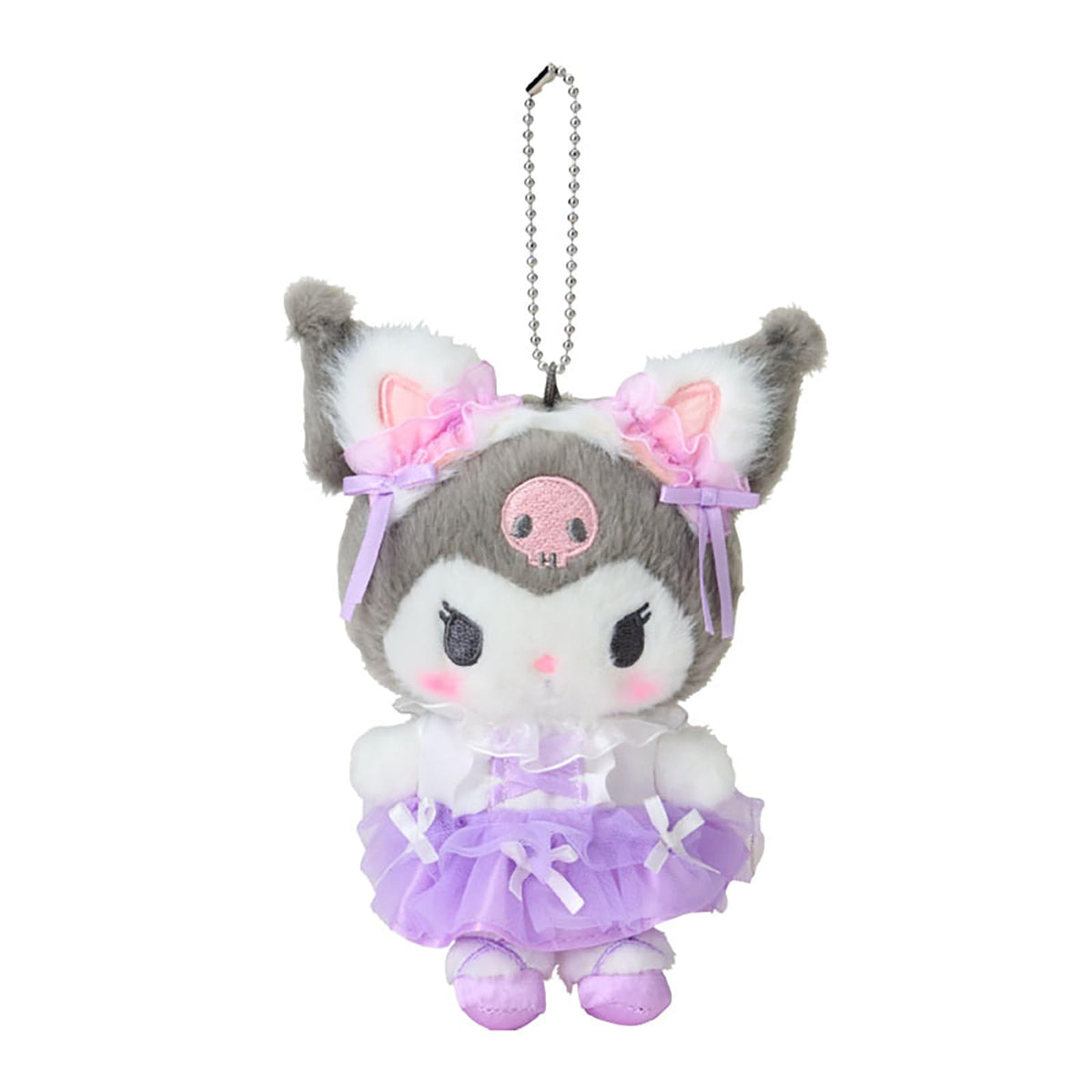 Sanrio 414573 Mascot Holder (White Cat Ballerina) Chromi
