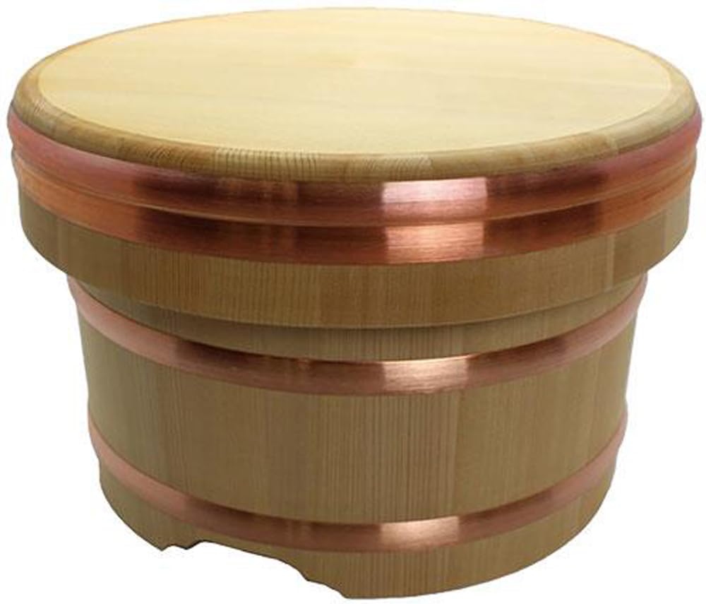 ヤマコー Yamako DOH04024 Edo Bin for 7 Servings, 9.4 inches (24 cm)