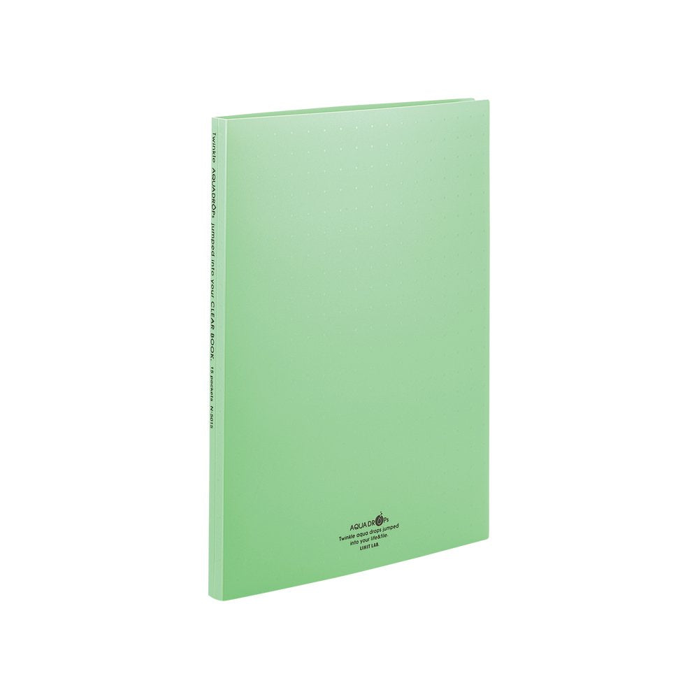 Lihit Lab., Inc. clear book replaceable N5015-6 yellow-green A4