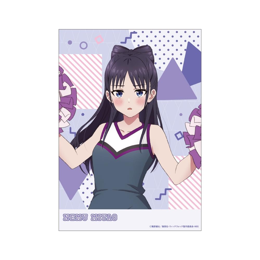 Overglad WCC-013 Witch Watch A3 Clear Poster Cheer Group & Cheer Version Noemumu Miyao