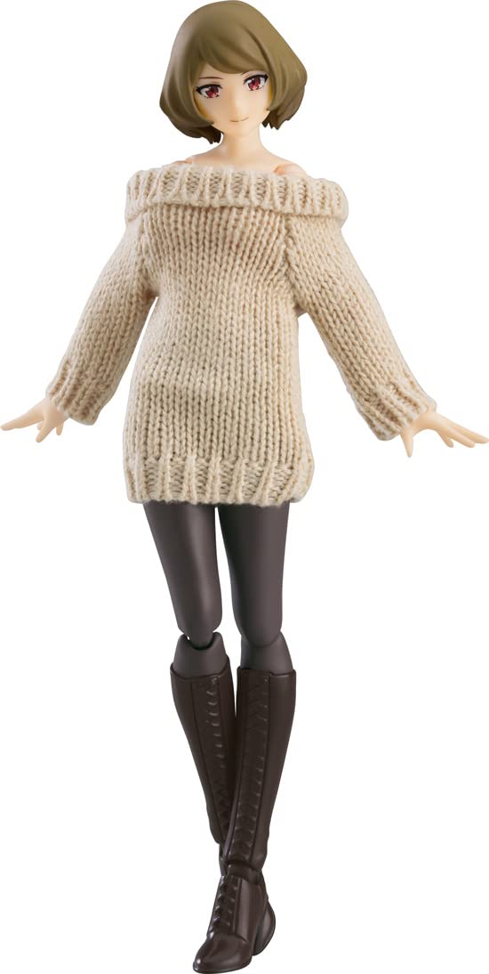 Good Smile Company Figma Styles: Chiaki with Off-The-Shoulder Sweater Dress Action Figure