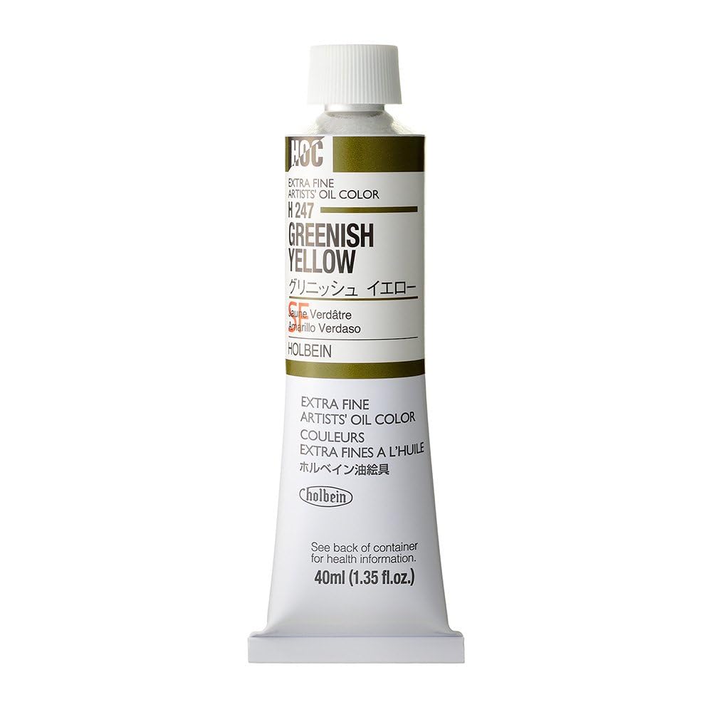 Holbein Artists' Oil 40ml Greenish Yellow