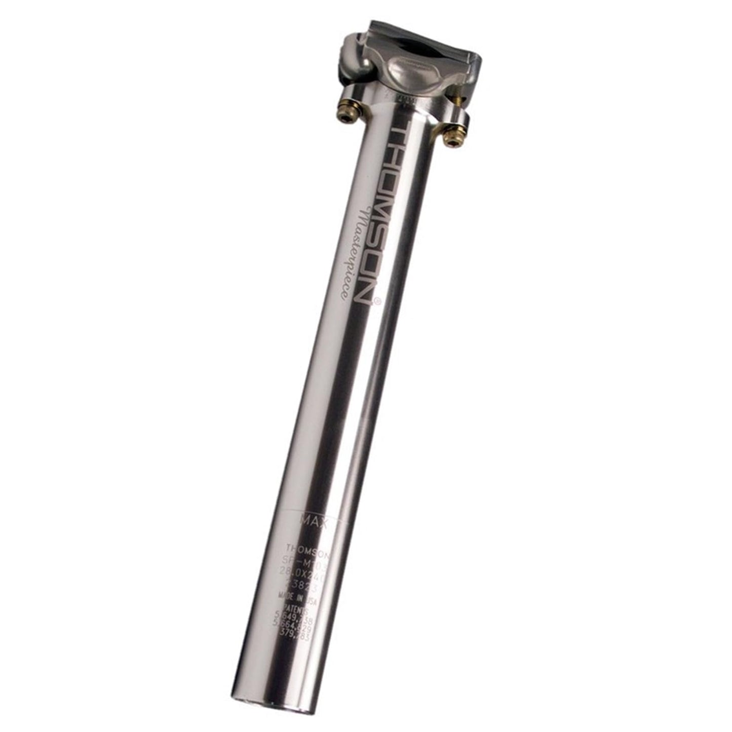 Thomson Masterpiece Bicycle Seatpost (Straight, 31.6X350 mm, Silver)