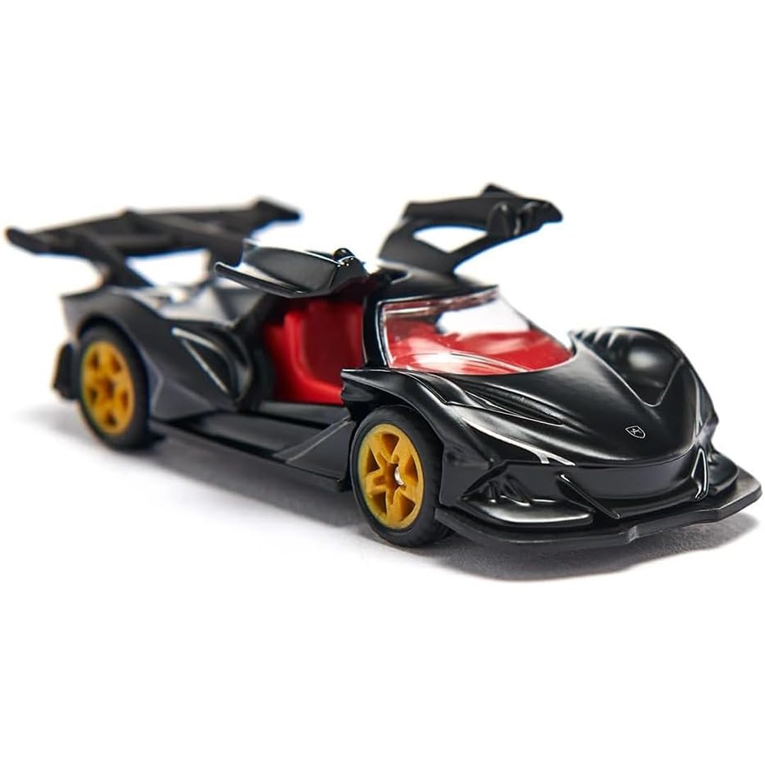 Siku 1527, Apollo IE, Metal/Plastic, Black, Red Interior, Compatible with Other Siku Models of The Same Scale