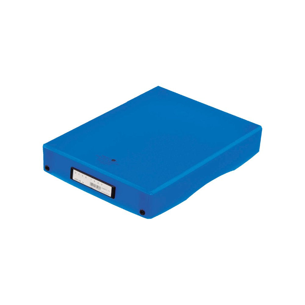 LIHIT LAB A5040-8 Desk Tray Document Holder Tool Box A4 Blue